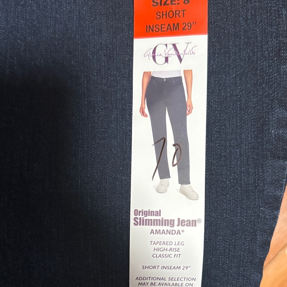 Gloria Vanderbilt Amanda Jeans - Deep Blue